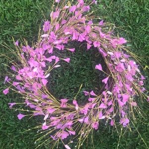 Martha Stewart Pink Purple Home Decor Door Wreath